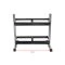 Dumbbellrek 2 niveaus - 90 cm