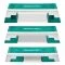 De Reebok Step is verstelbaar in drie hoogtes van 15 cm, 20 cm en 25 cm