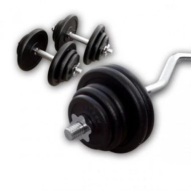 Gietijzeren Curl Plus Set 60kg