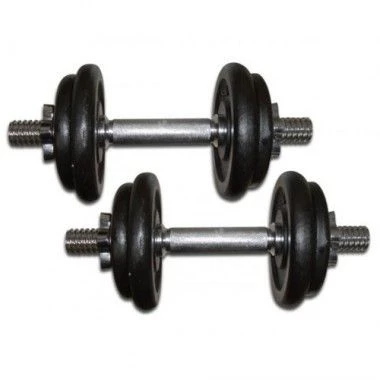 Gietijzeren Dumbbell Set 2 x 10kg